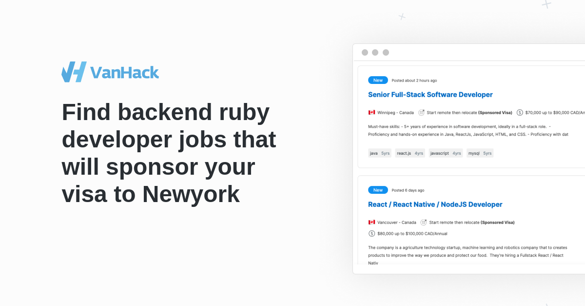 Ruby Developer Jobs Nyc